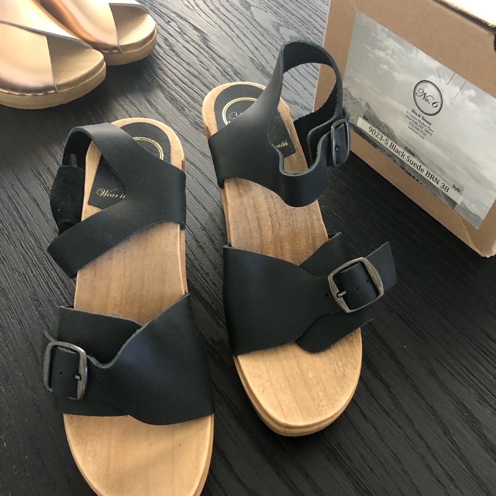 Number 6 clogs